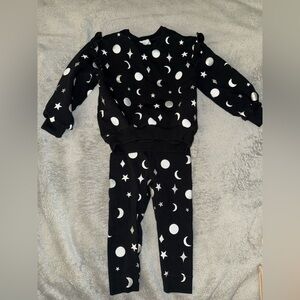 Celestial Black and White Kids Matching Set